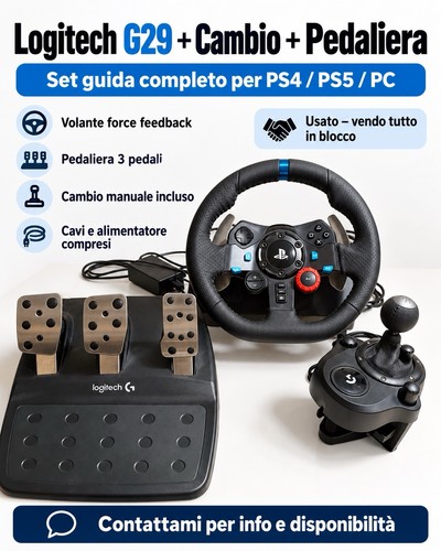 Logitech g29 volante corsa - da,